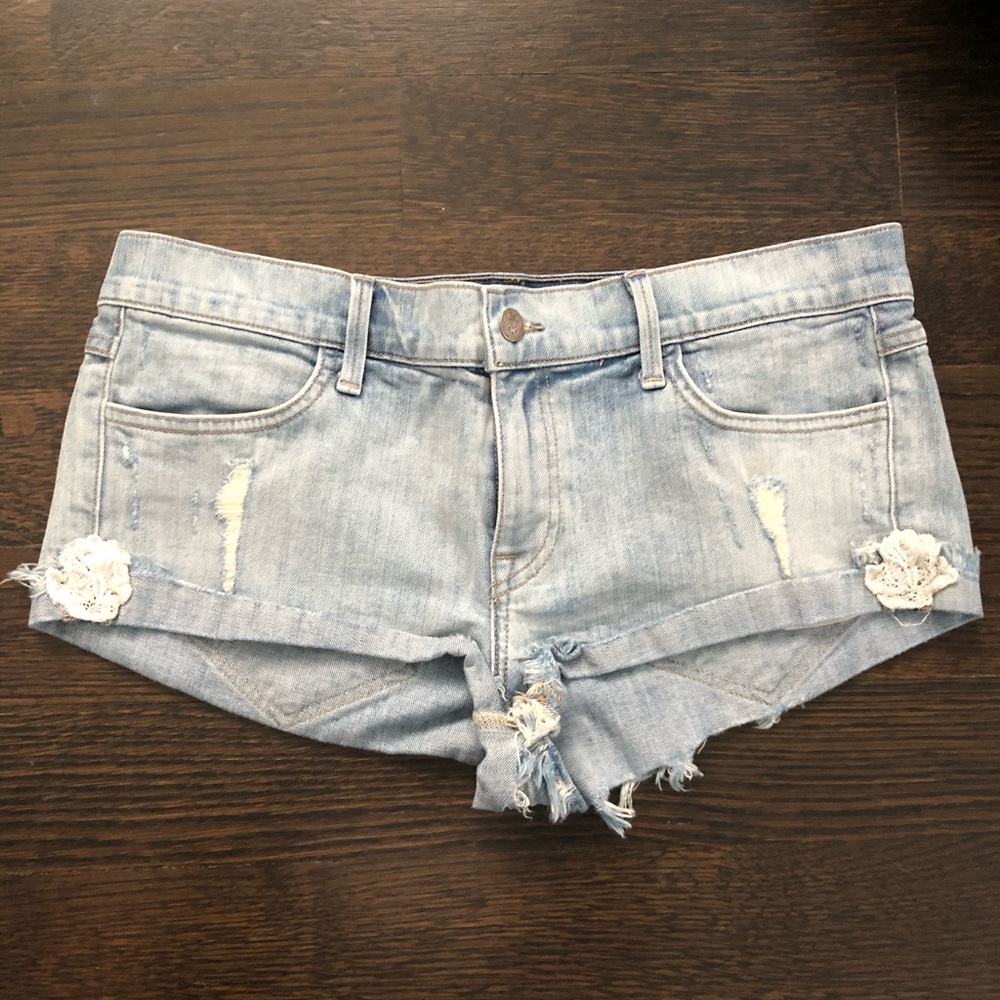 Wildfox Light Wash Jean Shorts